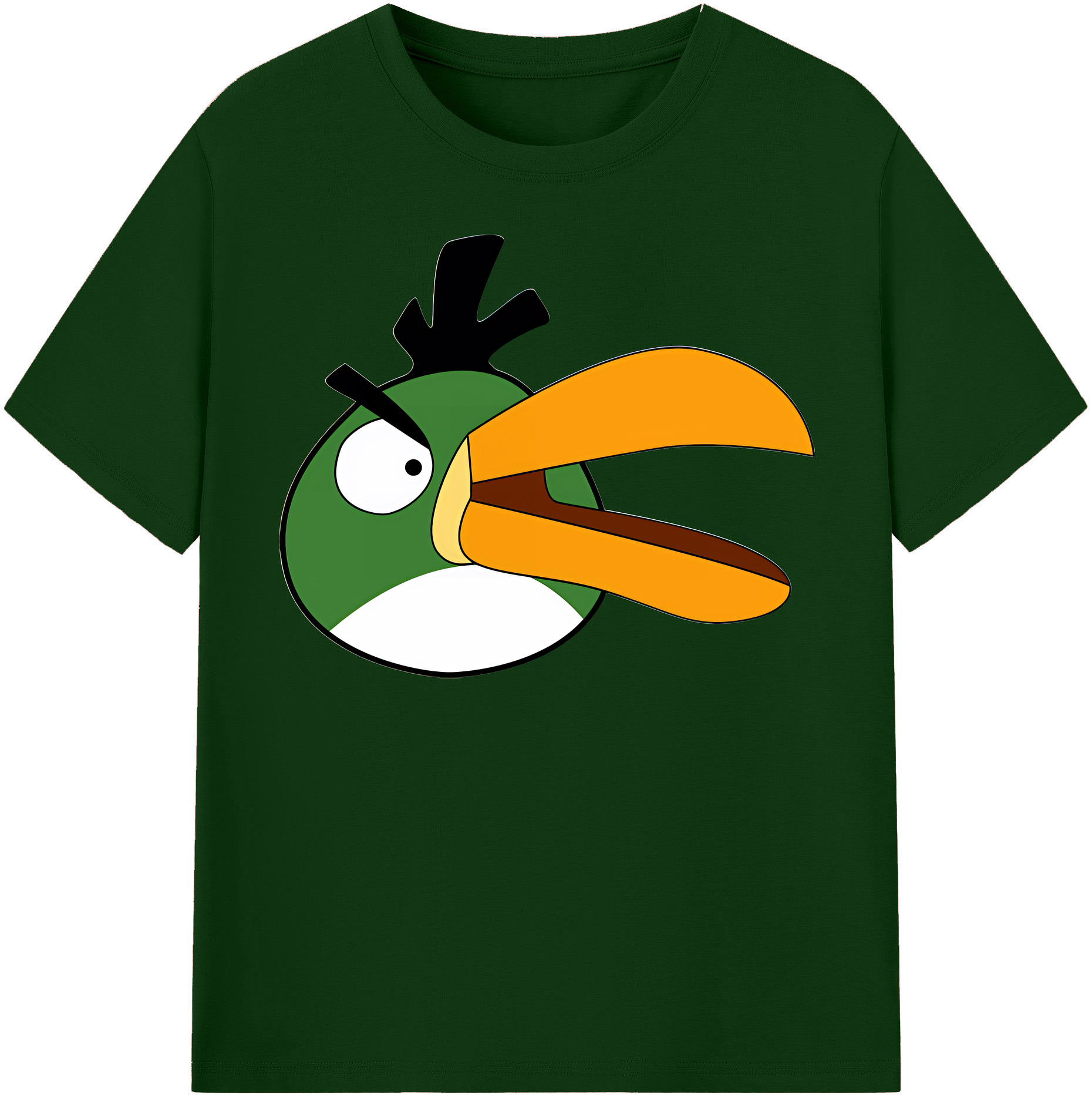 （画像用） Angry Birds アングリーバード 綿100％半袖Tシャツ（フロントプリント）